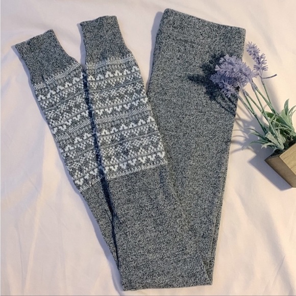 Garage clothing heather grey/white legging, size XS, high waisted - Picture 1 of 8